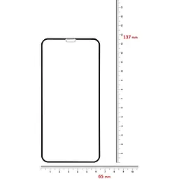 Захисне скло BeCover для Apple iPhone X / XS Black (702622) - мініатюра 3