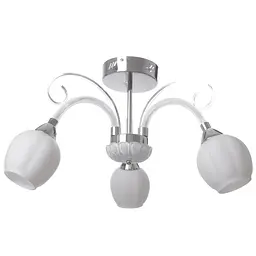 Люстра стельова Brille в спальню E27 40W CH (LK-508C/3)