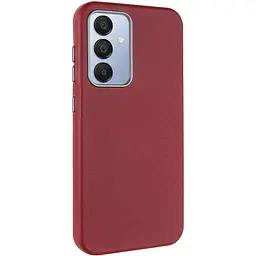 Шкіряний чохол Leather Case Metal Buttons для Samsung Galaxy S23 FE Red