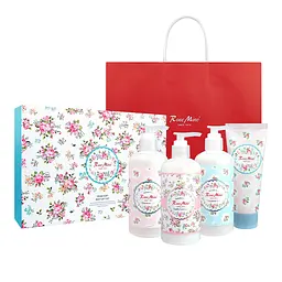 Набір для догляду за тілом з ароматом квітучої троянди Steam Soft Body Gift Set Kiss by Rosemine