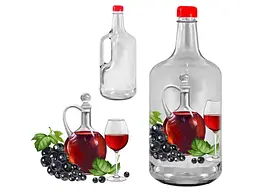Бутиль FARGLASS 1,75л з кришкою