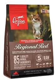 Сухий корм Orijen Regional Red Cat для котів зі смаком м'яса та риби 1.8 кг (o28218)