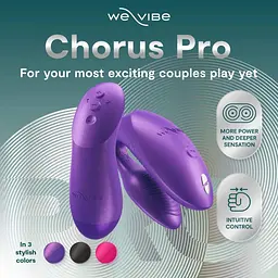 Вібратор We-Vibe Chorus Pro Cosmic Purple для пар зі смарт-управлінням - мініатюра 4