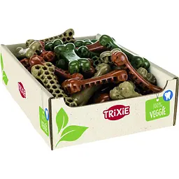 Ласощі для собак Trixie Denta Fun Veggie, кісточка «Медовий стільник» із морськими водоростями, 12 см, 58 г