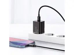 Мережевий зарядний пристрій BASEUS Super Si 30 W Black (CCSUP-J01) - мініатюра 10