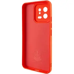 Чохол TPU GETMAN Liquid Silk Full Camera для Xiaomi 13 Червоний / Red - мініатюра 4