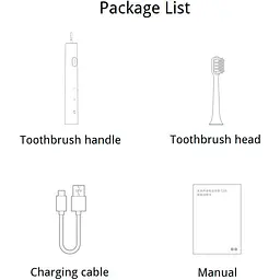 Електрична зубна щітка Xiaomi MiJia Sonic Electric Toothbrush T200 Blue [82232] - мініатюра 10