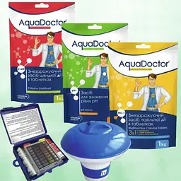 Набір хімії для каркасного басейну AquaDoctor Optimal Kit 5 в 1