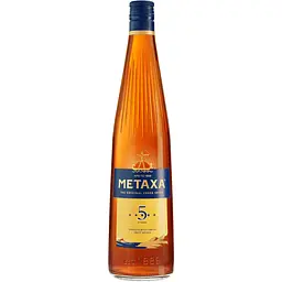 Алкогольний напій Metaxa 5 зірок 38% 0.7 л (502337)