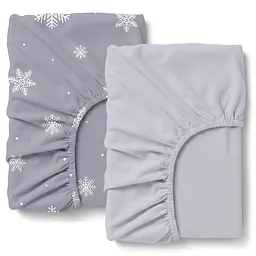 Набір простирадло на резинці 100х200х20 FROSTY LILAC COSAS (4822052486603)