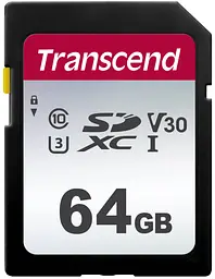 Transcend Карта пам'яті SD 64GB C10 UHS-I R100/W20MB/s
