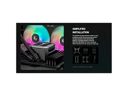 Водяне охолодження Deepcool MYSTIQUE 360 ARGB Black (R-LX750-BKADSNC-G-1) - мініатюра 7