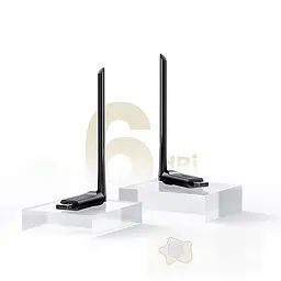 WI-FI-адаптер UGREEN CM496 AC650 High-Gain Dual Band Wireless USB Adapter(UGR-90339) (UGR-90339) - мініатюра 2