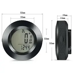 Велокомп'ютер Bicycle Computer NO:997/995 з трьома кольорами підсвічування екрану (19 функцій) - мініатюра 7