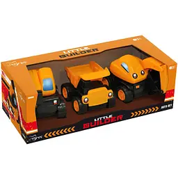 Набір авто Tigres Little Builder: самоскид, кран, екскаватор (39980)