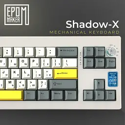 Клавіатура Epomaker Shadow-X Wisteria Linear Switch White (SHX-W-WL) [125688] - мініатюра 3