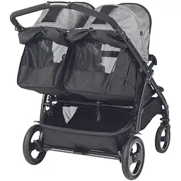 Коляска Peg-Perego Book for Two Quarz сіра (IP05280000GL53) - мініатюра 4