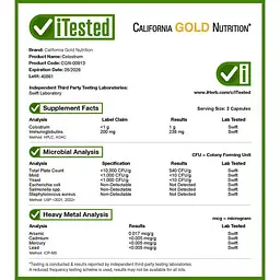 Молозиво (Colostrum) та Лактоферин Colostrum 240 капсул CGN vit0005371 - мініатюра 4