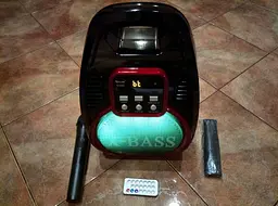 Колонка акумуляторна Bluetooth MP3 FM Караоке GOLON RX-810 70 Вт - мініатюра 3