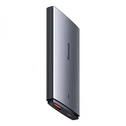 МЗП Baseus GaN5 Pro Ultra-Slim Fast Charger C + U 65W (Overseas Edition) Gray