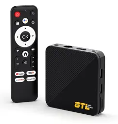 ТВ-приставка GTL Max Ultra, Black, Allwinner H313 (4 ядра), 2Gb, 16Gb, WiFi 6 / Bluetooth, RJ45, 2xUSB 2.0, microSD, Android 14, пульт ДК з голосовим керуванням - мініатюра 4