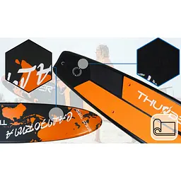 Надувна дошка SUP THUNDER Earth 365 см з веслом - мініатюра 5