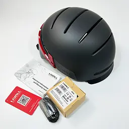 Захисний шолом Livall BH51M NEO (L) Black (57-61см), акустика, мікрофон, сигнали поворотів та стопів, додаток, пульт BR80, Bluetooth (LIV-T1V6MN-5311) - мініатюра 8