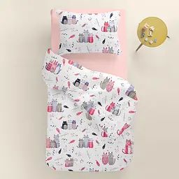 Дитяча постільна білизна в ліжечко PINK CATS CS1 COSAS (4822052452684) - мініатюра 2
