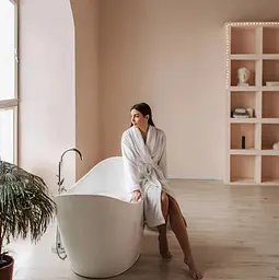 Ванна акрилова окремостояча Rea Ferrano 170x80 white REA-W0106, Білий - мініатюра 4