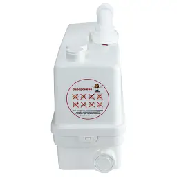 Станція каналізаційна 0.6кВт Hmax 8.5м Qmax 110л/хв 3 входу LEO 3.0 WC601С (776918) - мініатюра 8