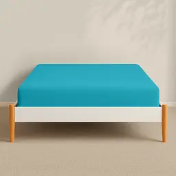 Простирадло Cosas на резинці фланель 80х200 arctic, блакить (Flannel_43Arctic_80x200x20) - мініатюра 3