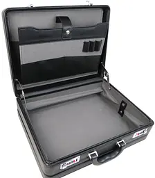 Дипломат чоловічий Portfolio 44х33х14 см Чорний (D17603) - мініатюра 5