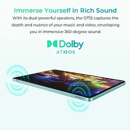 Планшет Oukitel OT12 11" HD+ /4GB/256GB/ T606 / 8000mAh / 13+5Мп / Dual SIM / LTE Grey - мініатюра 4