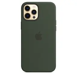 Чохол Silicone Case для Apple iPhone 12 Pro Max (Dark Olive) АА [72357] - мініатюра 2