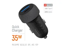 Автомобільний зарядний пристрій ColorWay 35 W Black (CW-CHA064PD-BK) - мініатюра 4