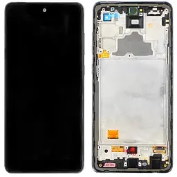 Дисплей Samsung A725 Galaxy A72/A726 чорний, OLED, з рамкою, Awesome Black