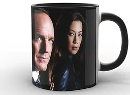 Кружка GeekLand білі Агенти Щ.И.Т Agents of S.H.I.E.L.D. агенти на чорному тлі AS.02.001 - мініатюра 6