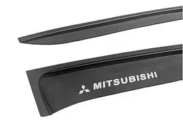 Дефлектори вікон вітровики для Mitsubishi Outlander XL 2007-2012 Скотч 3M Voron Glass - мініатюра 2