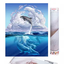 Набір алмазної мозаїки (вишивки) Cornix Art 40 x 30 см AY77 - мініатюра 1