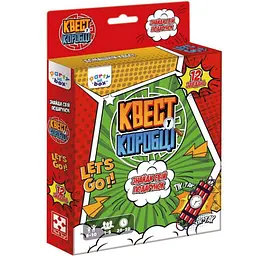 Настільна гра "Квест у коробці Комікс" Vladi Toys VT5902-04 інструкція 12 карток з завданнями