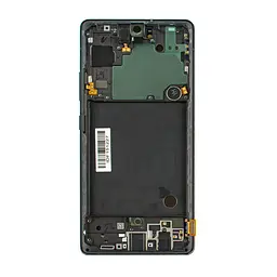 Дисплей для смартфона (телефону) Samsung Galaxy A71 5G (2020) SM-A716 чорний (у зборі з тачскріном)(з рамкою)(Service) - мініатюра 2