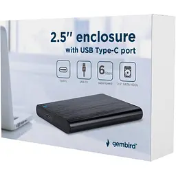 Зовнішня кишеня Gembird EE2-U3S-6 Black [124685] - мініатюра 4