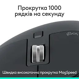 Миша бездротова Logitech MX Master 3S Performance BE Graphite (910-007501) - мініатюра 4