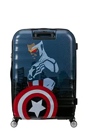 Валіза 77 См American Tourister WAVEBREAKER DISNEY CAPTAIN AMERICA CITY 77x52х29 31C*03022