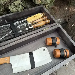 Подарунковий набір Mzavod Майстер BBQ темна текстура - мініатюра 3