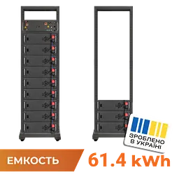 Акумулятор LP LiFePO4 Battery HVM 614,4V 100 Ah (61440 Wh) BMS 160А P AB Lrack black - мініатюра 2