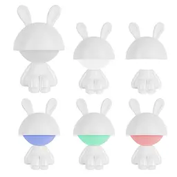 Світильник-нічник Kite LED з акумулятором Cute Bunny білий (K25-316-1-1) - мініатюра 4