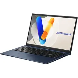 Ноутбук ASUS VivoBook 15 R1504VA-BQ110, Intel Core i3-1315U до 4.5 ГГц, 15.6-дюймовий Full HD, 8 ГБ, SSD 512 ГБ, графіка Intel UHD, Free DOS, синій - мініатюра 4