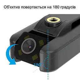 4G боді камера - портативний відеореєстратор під СІМ карту Vstarcam CB77-4G, запис у хмару (101131) - мініатюра 3