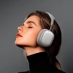 Накладні навушники Hoco W52 Wonderful, BT headphones, BT5.4, AUX, TF, 400mAh, 46h, silver - мініатюра 4